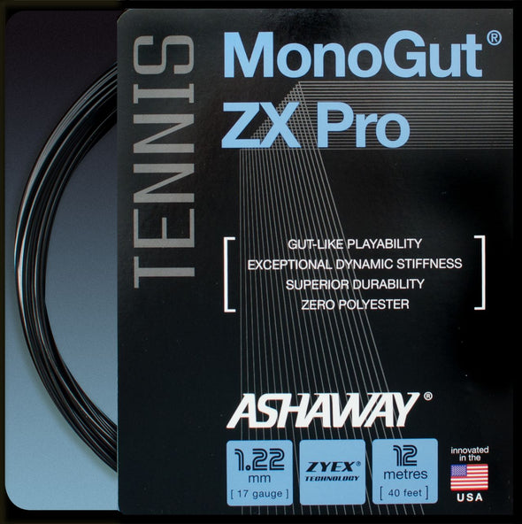 Ashaway Monogut ZX Pro Tennis String – Max Performance Sports