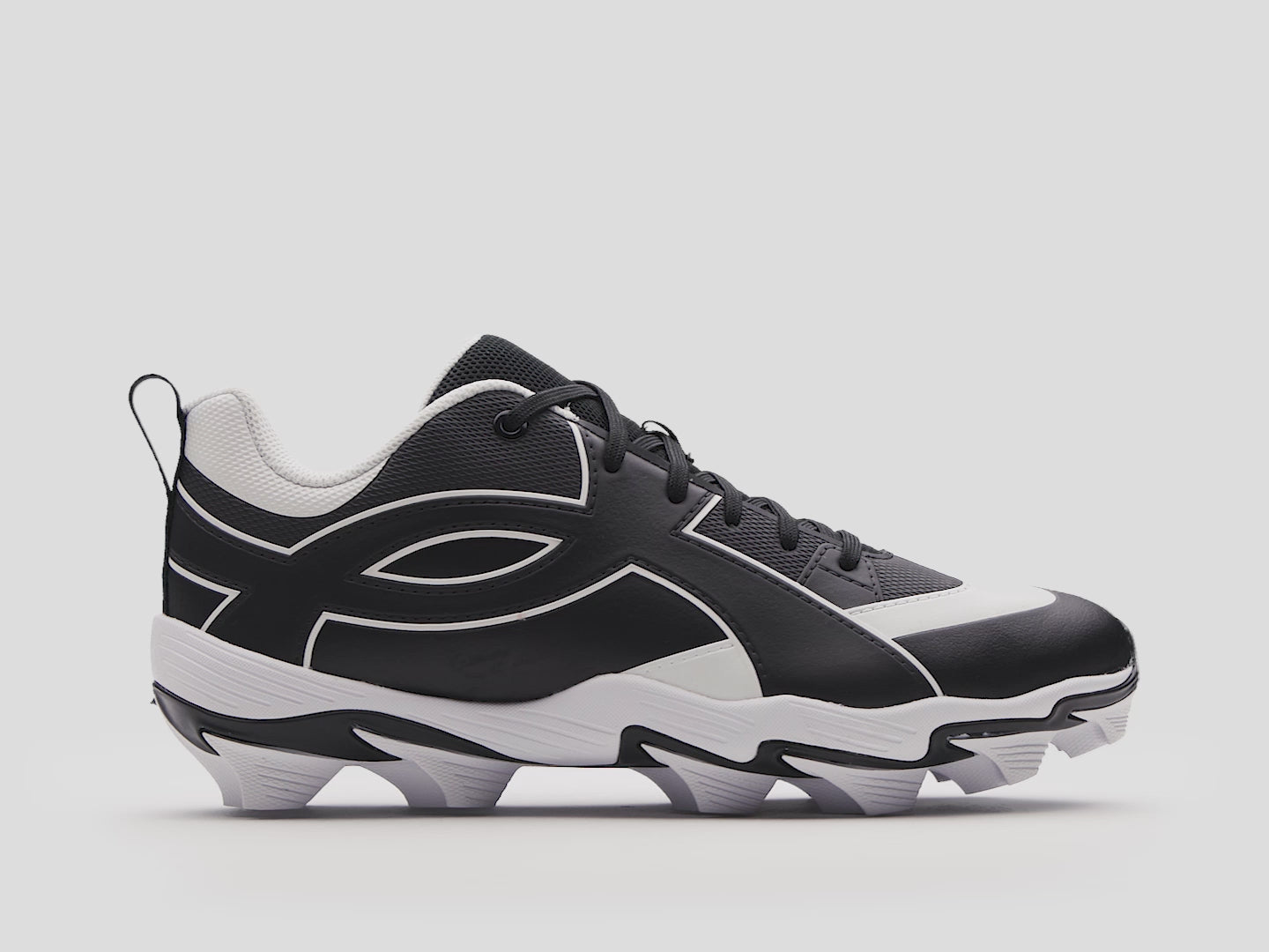 Under Armour (UA) Baseball Cleats Under Armour (UA) Leadoff Icon Low RM (2026) Adult Black/White/Black Lightweight EVA midsole Lace-up video 6010138