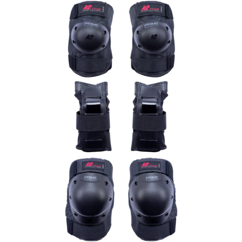 K2 Prime 3 Piece Inline Pad Set Men's/Women's Men's elbow pads, knee pads, wrist guards