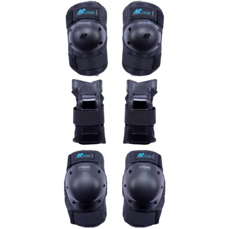 K2 Prime 3 Piece Inline Pad Set Men's/Women's Women's elbow pads, knee pads, wrist guards