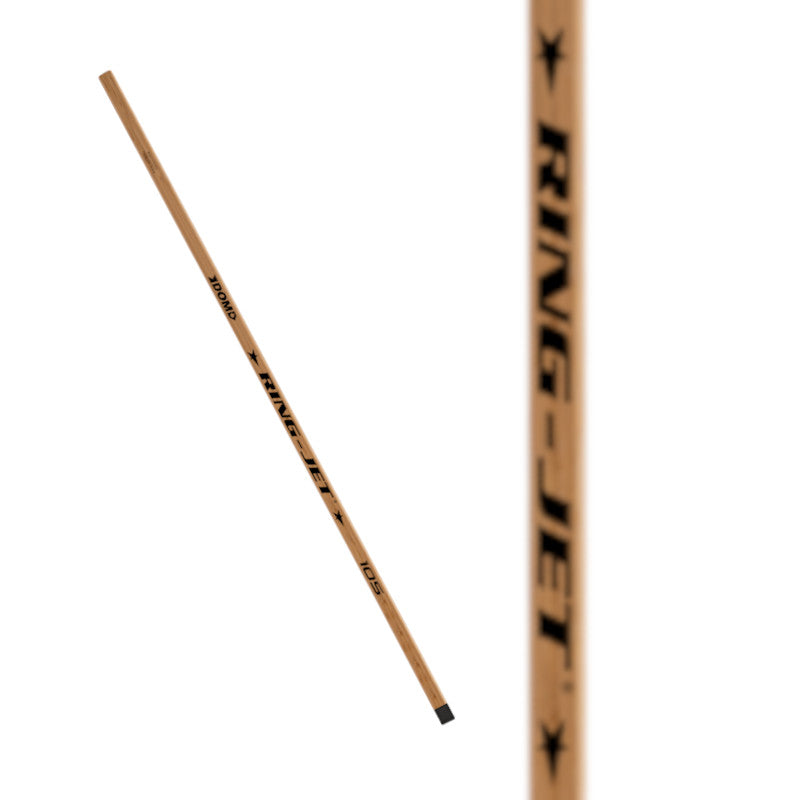 Dom Ring-Jet 105 2024 Ringette Stick Natural diagonal full view and close-up