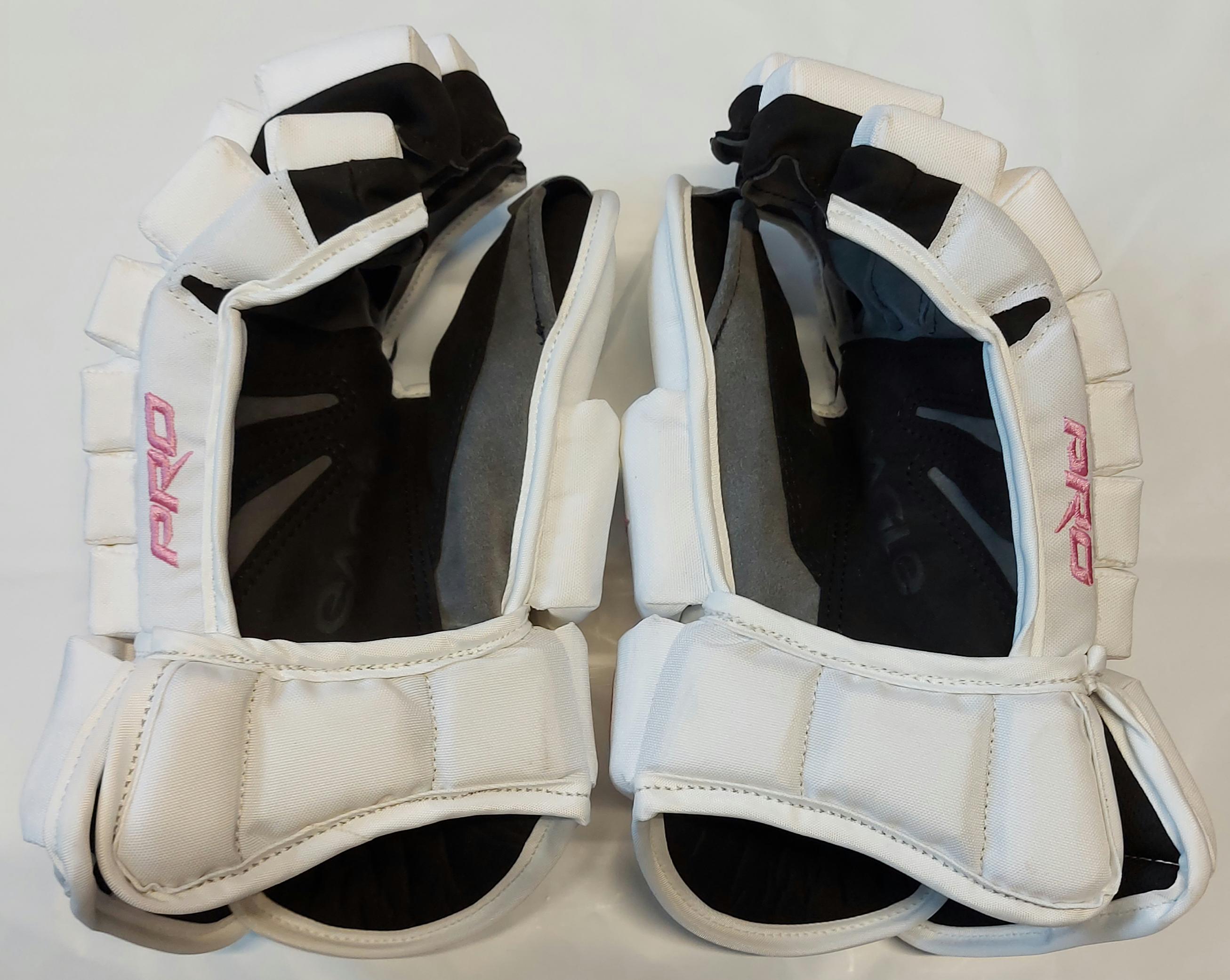 Eagle Custom Aero White & Pink Gloves