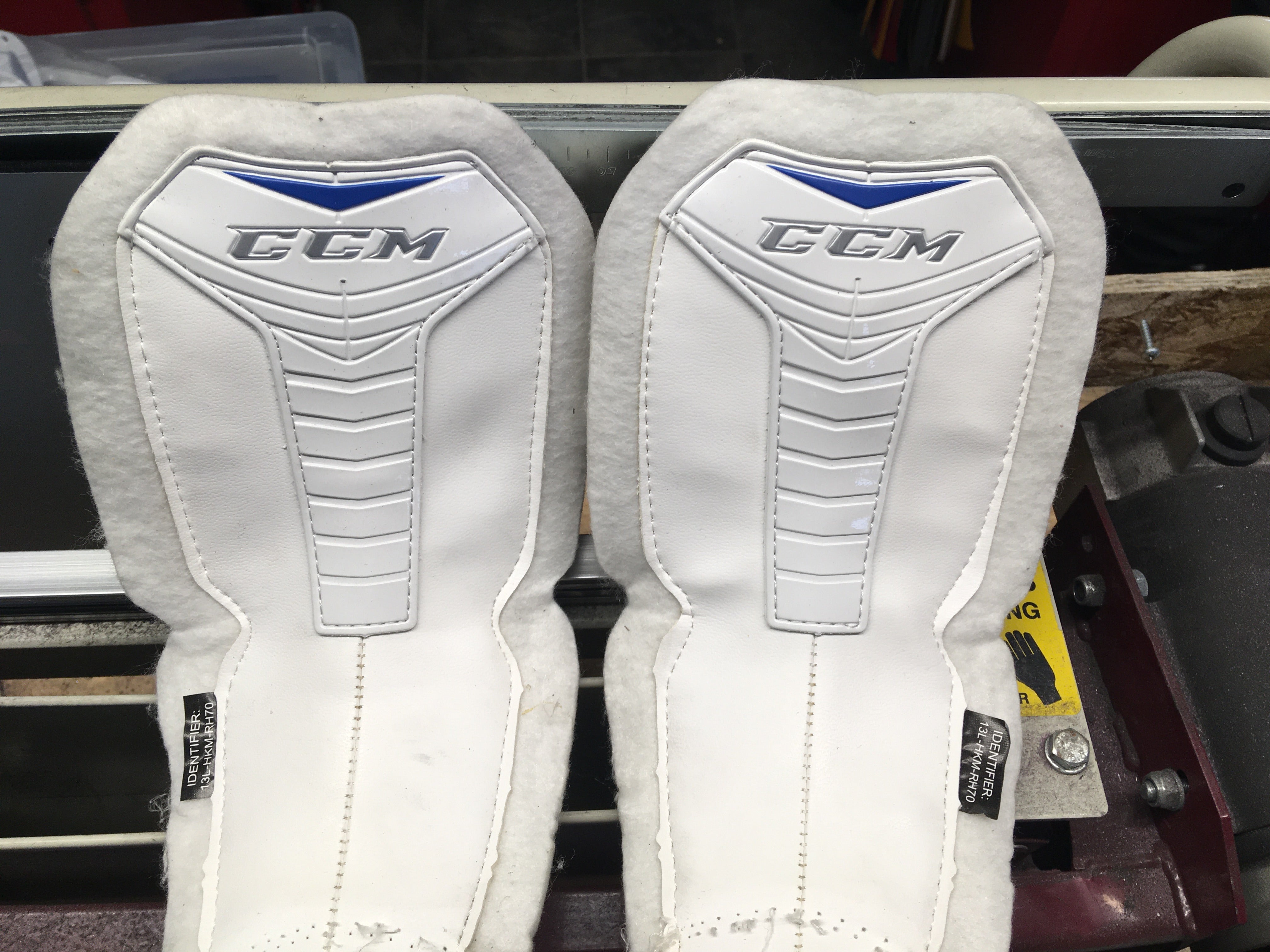 Reebok & CCM Replacement Hockey Skate Tongues White