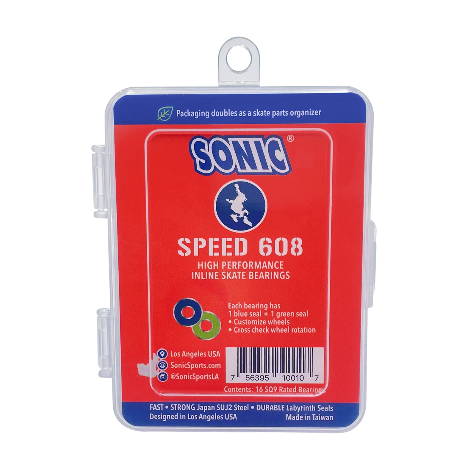 Sonic Speed 608 Inline Skate Bearings