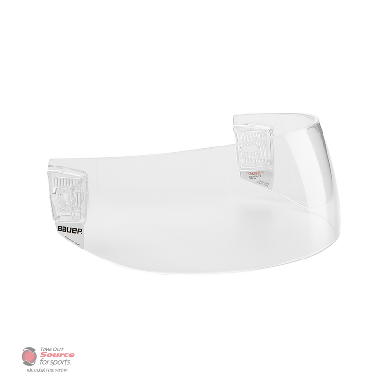 Bauer Pro Clip Visor - Clear | Time Out Source For Sports