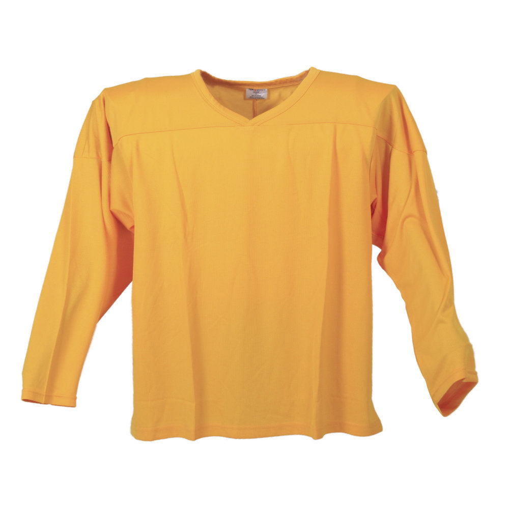 dark-yellow-gold-practice-hockey-jersey