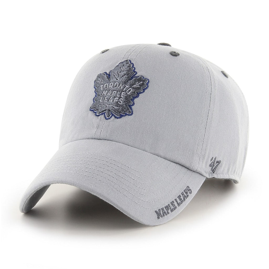 grey-toronto-maple-leafs-adjustable-hat