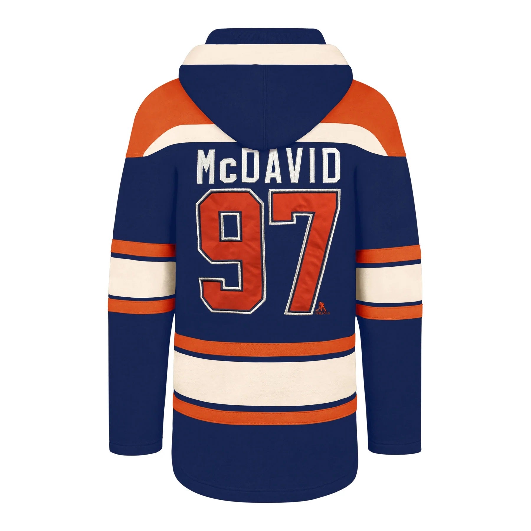Edmonton Oilers Fanatics Branded Iconic Name & Number Graphic Hoodie -  Connor McDavid 97 - Mens