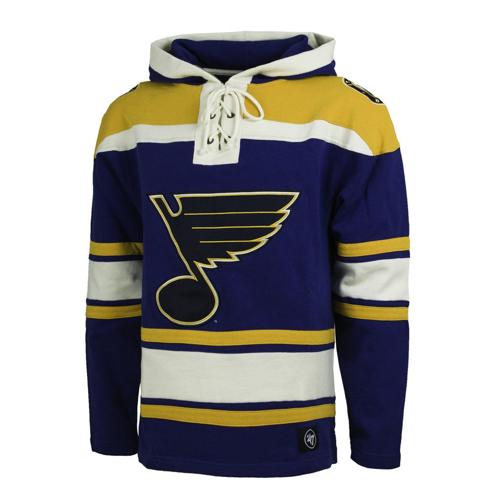 St. Louis Blues Adult Unisex New 47 Brand Jersey Hoodie