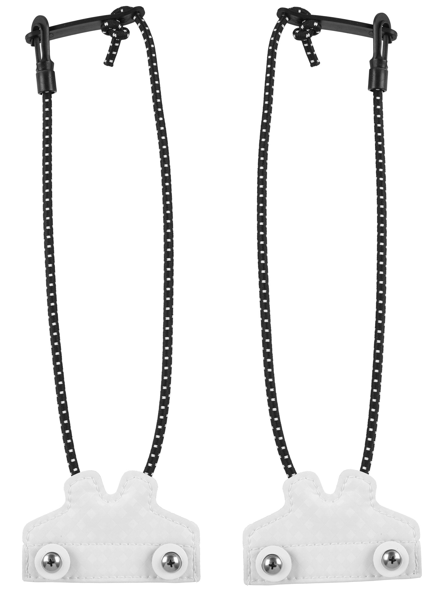 Vaughn Bungee Toe Strap (2 Pack), White / SR Vaughn Bungee Toe Strap (2 Pack), White / SR